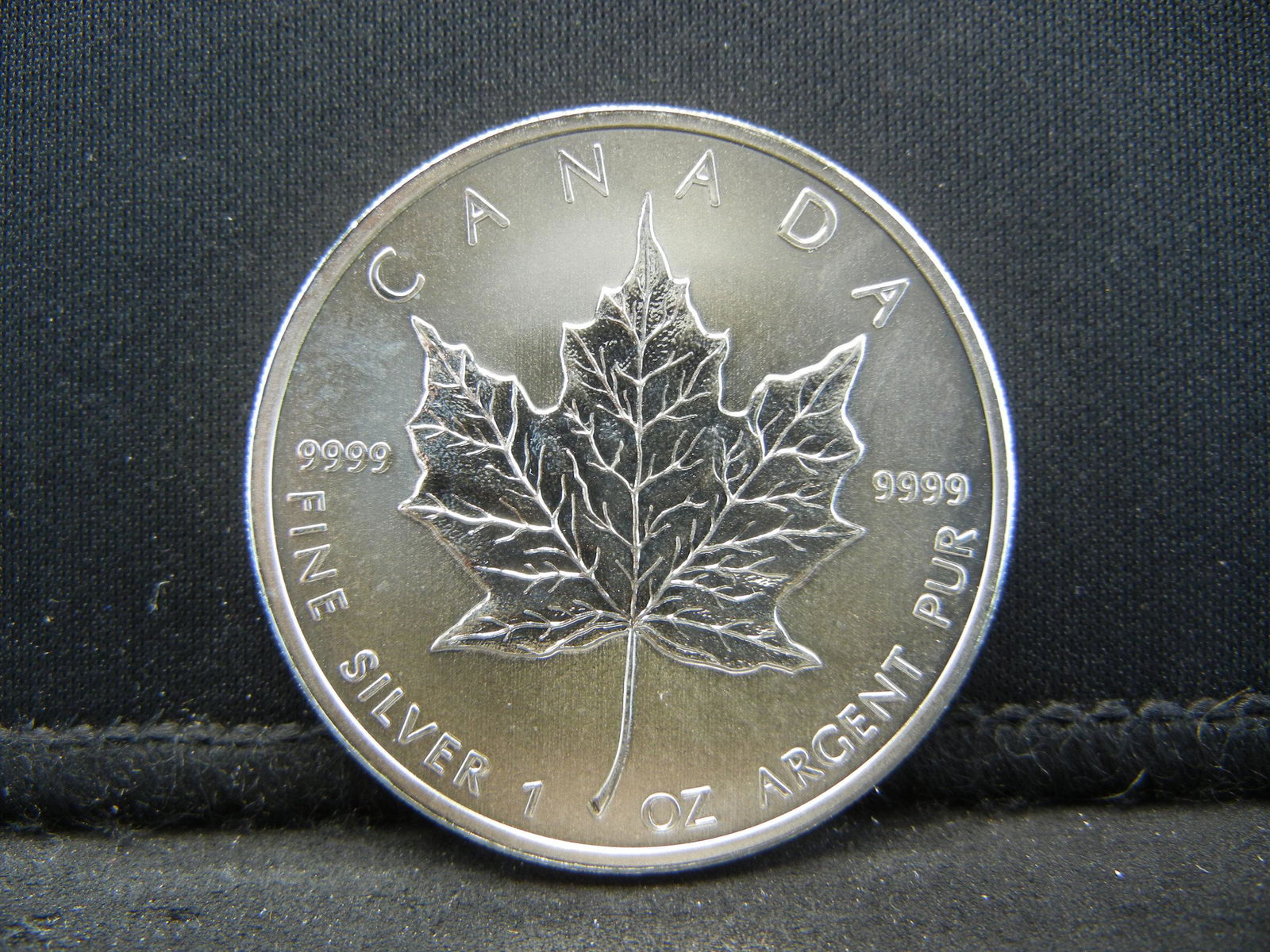 Canadian .999 Fine Silver Five Dollar Coin (1 of 2)