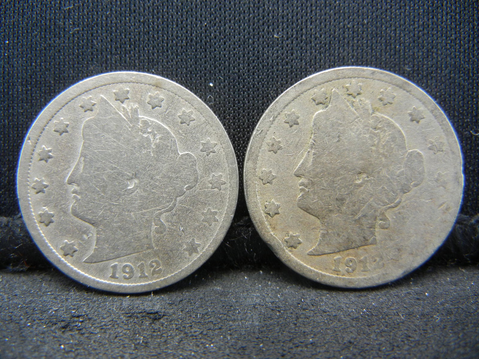 (2) 1912 Liberty Head V Nickels (1 of 2)