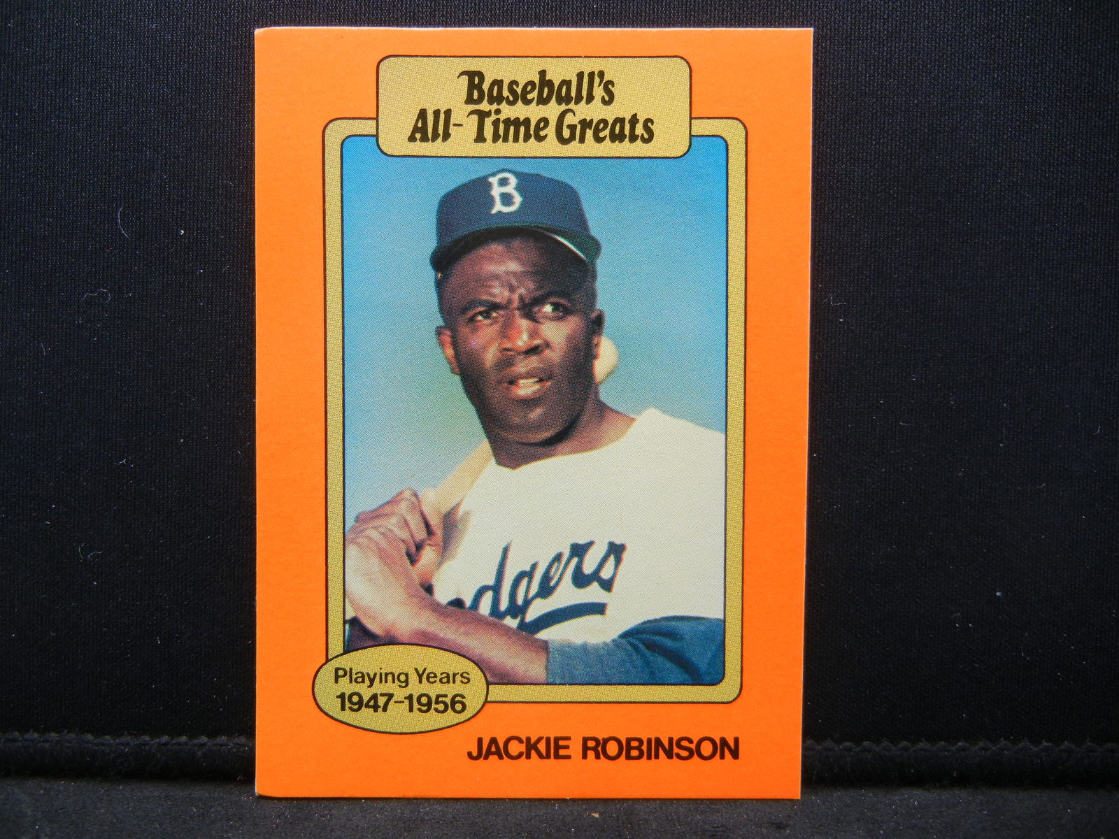 THE AMAZING BASEBALL PLAYER (JACKIE ROBINSON), CRISP (1 of 2)