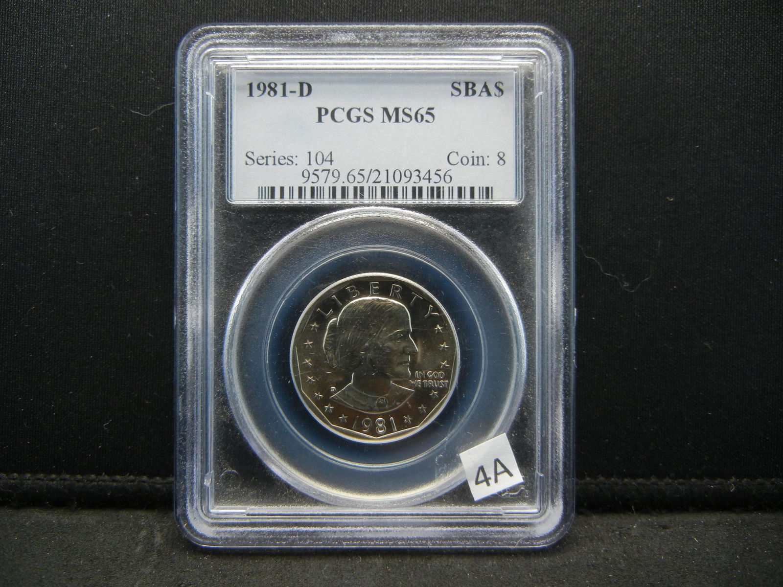 1981 D Susan B Anthony Dollar PCGS MS65 (1 of 4)