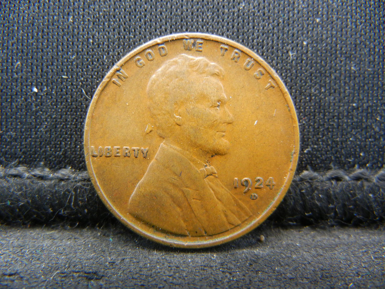 1924 D Lincoln Wheat Cent Rotation Error (1 of 2)