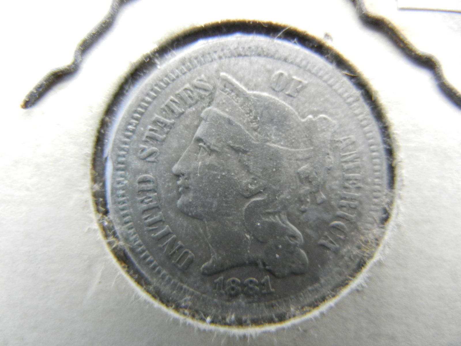 1881 Three Cent Piece (1 of 2)