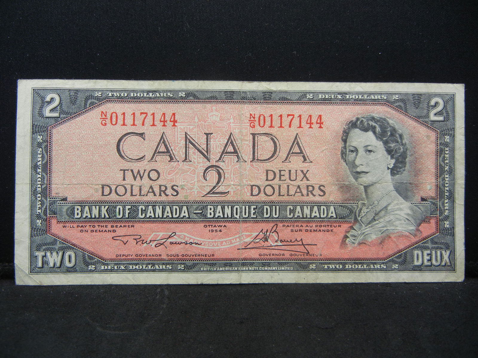 1954 Canada $2. Beautiful Queen Liz (1 of 3)