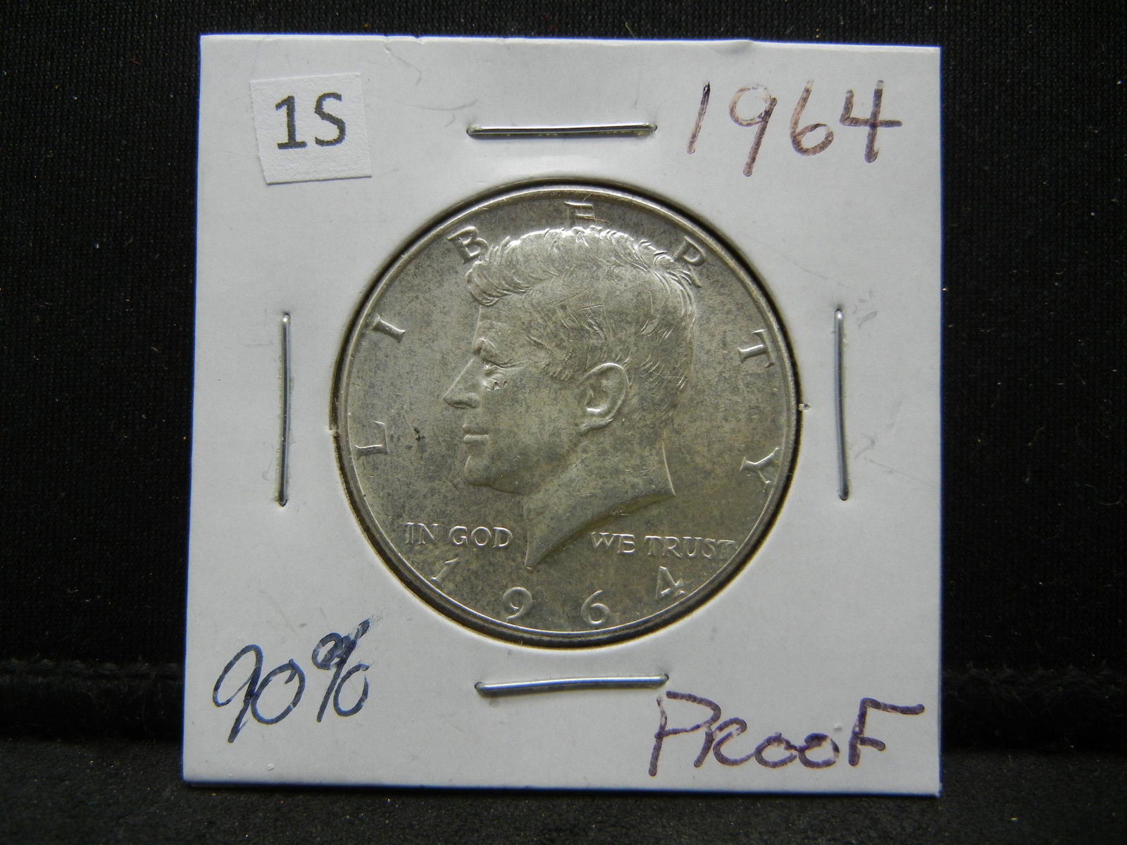 1964 Kennedy Half Dollar 90% Silver Proof (1 of 3)