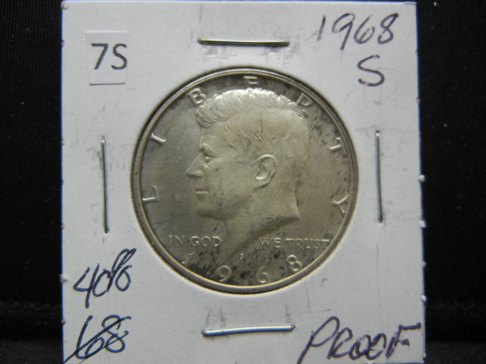1968 S Kennedy Half Dollar 40% Silver Proof (1 of 3)