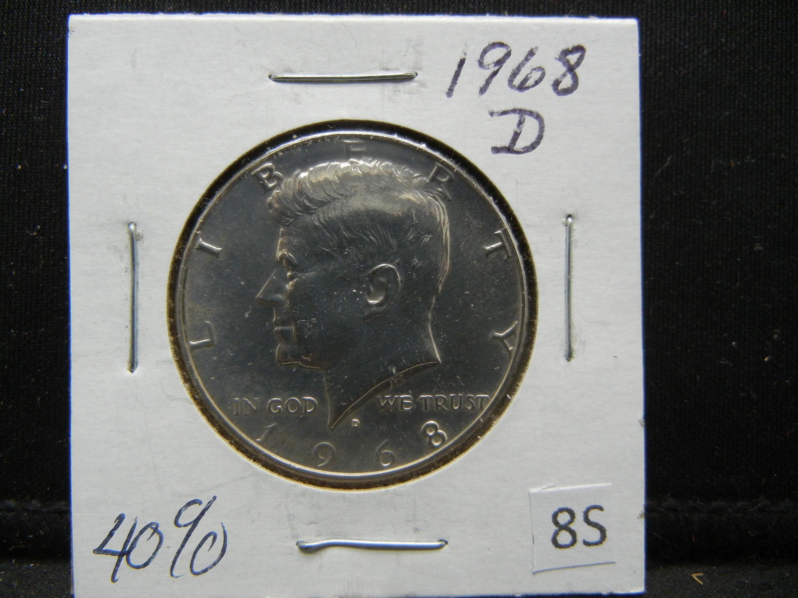 1968 D Kennedy Half Dollar 40% Silver (1 of 3)