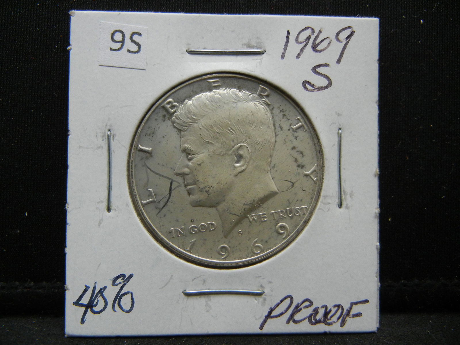 1969 S Kennedy Half Dollar 40% Silver Proof (1 of 3)