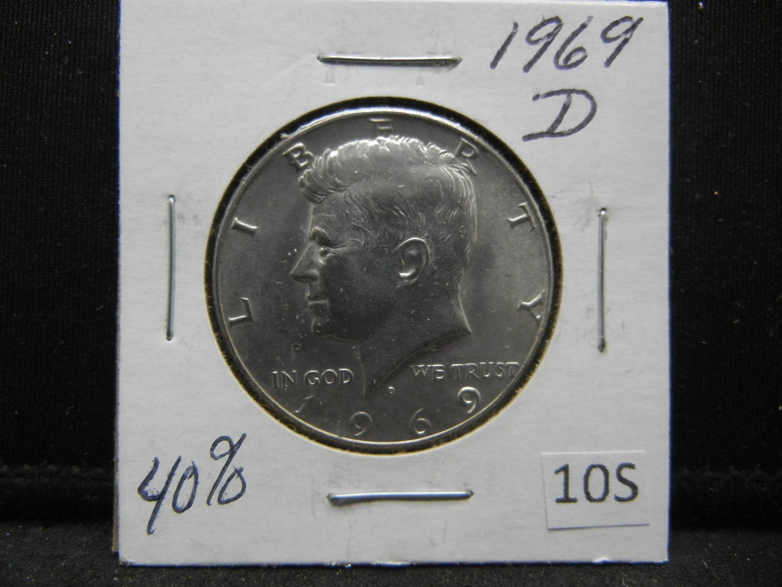 1969 D Kennedy Half Dollar 40% Silver (1 of 3)