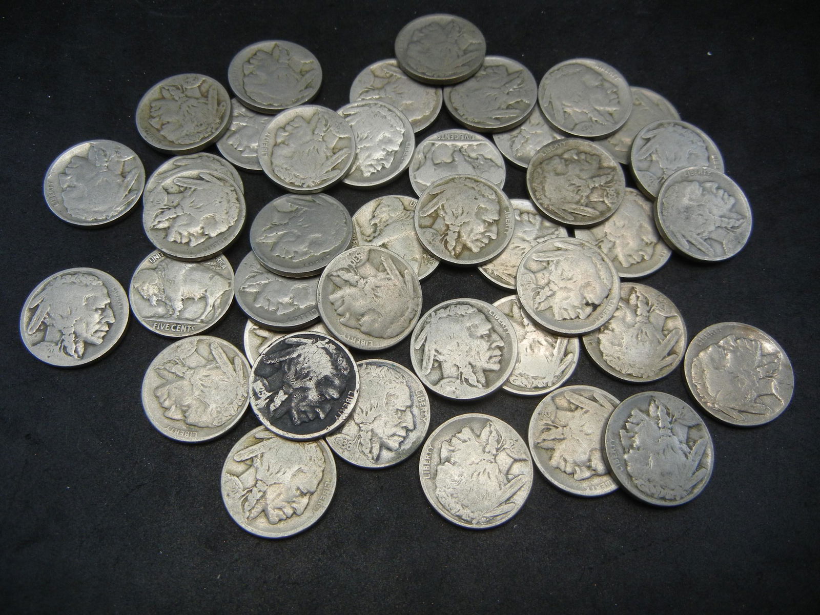 (40) Part date Buffalo Nickels.  Many early dated coins (1 of 4)