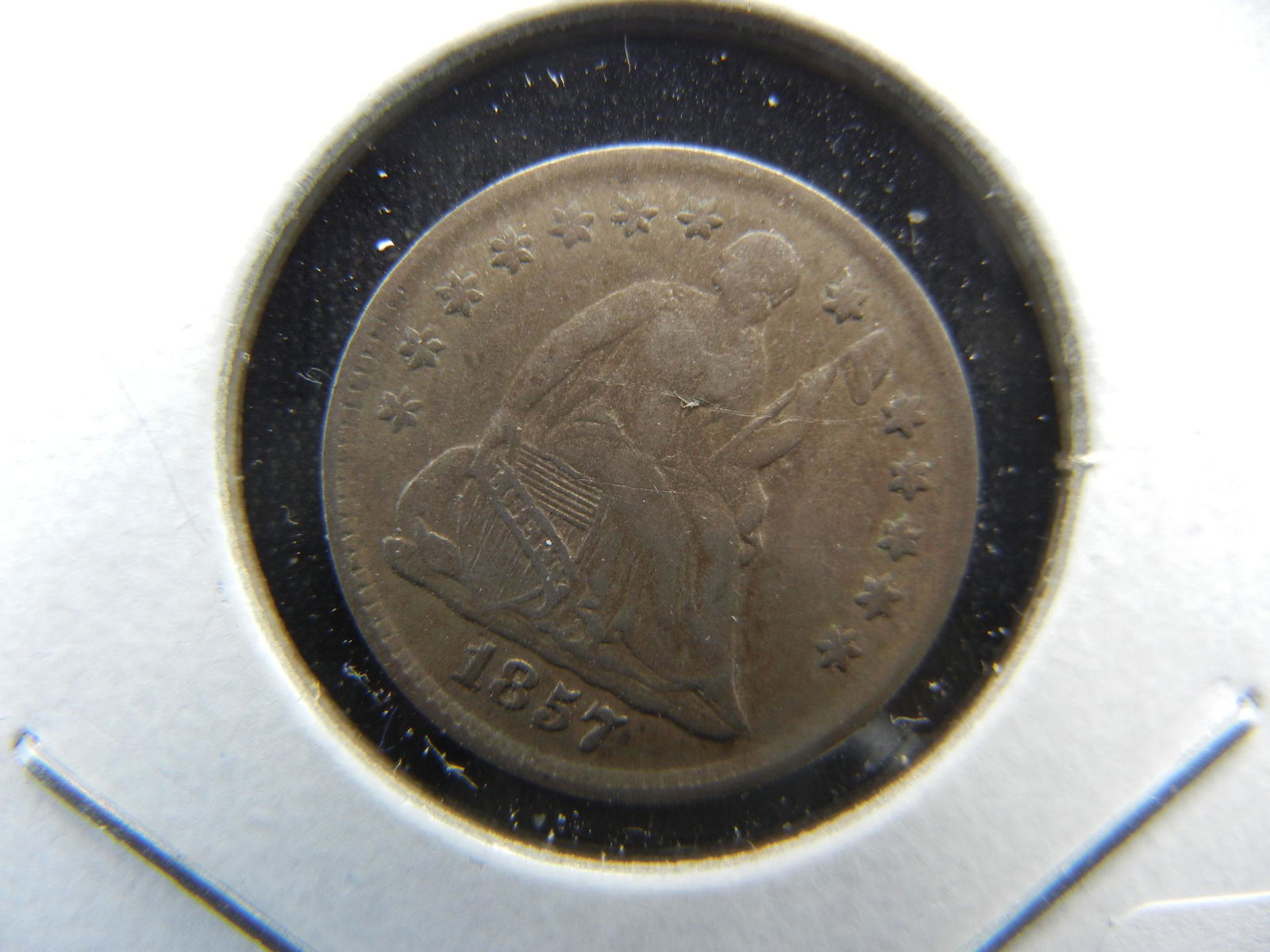 1857 US Half Dime. (1 of 3)