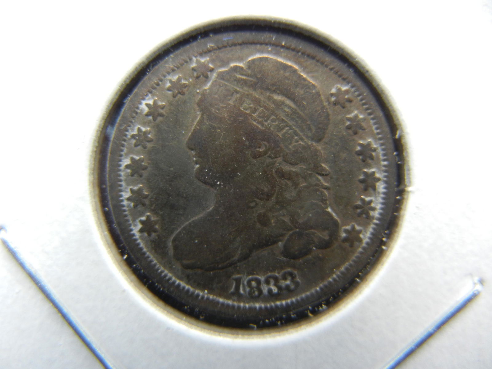1833 Capped Bust Dime.  Nice Very Good/Fine (1 of 3)