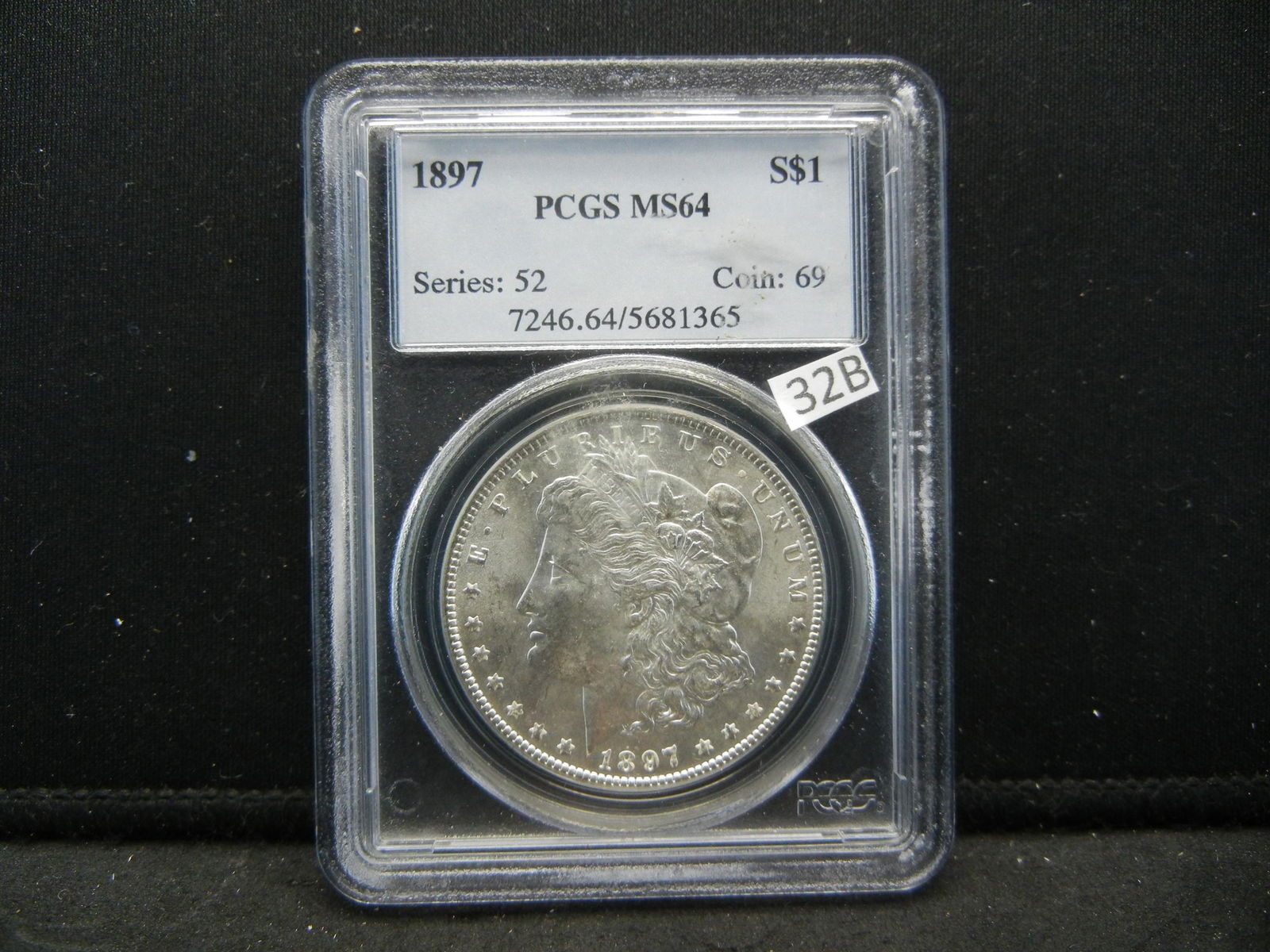 1897 Morgan Dollar PCGS MS64 (1 of 4)