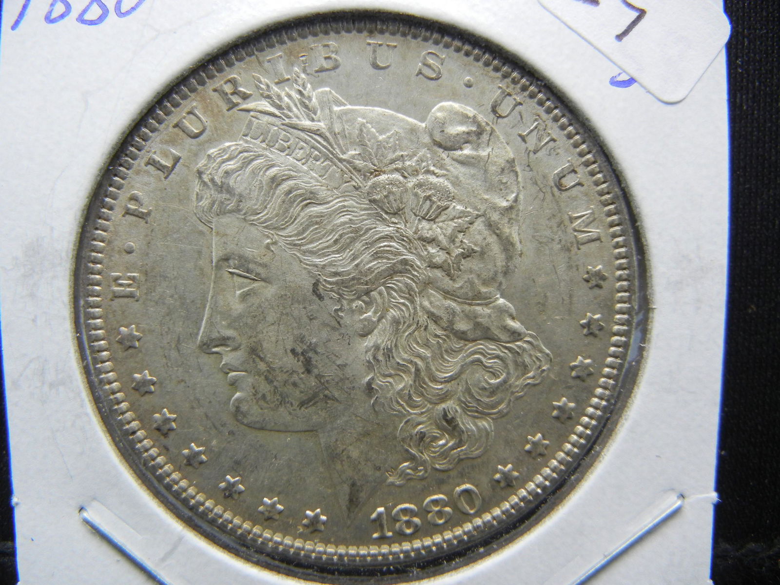 1880 Morgan Dollar.  Much better Philadelphia Mint date (1 of 3)