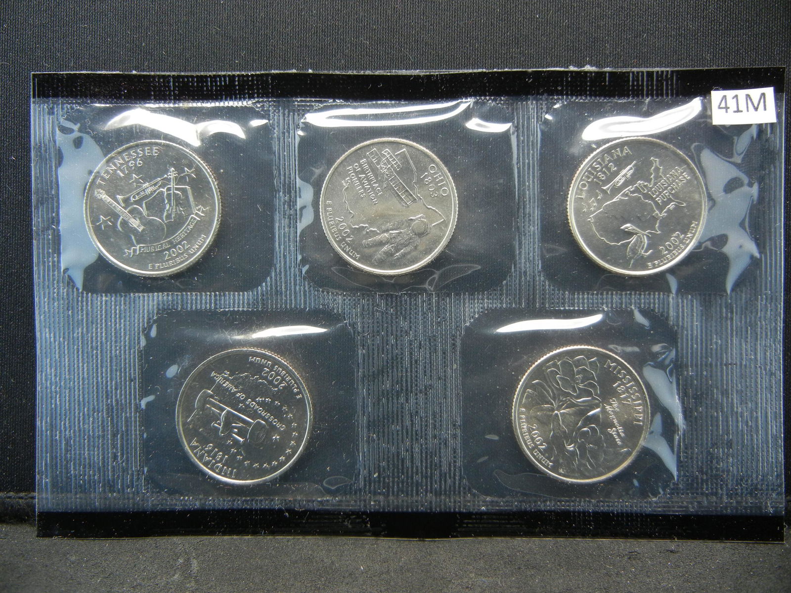 2002 State Quarter United States Mint 5 Coin Set in (1 of 2)