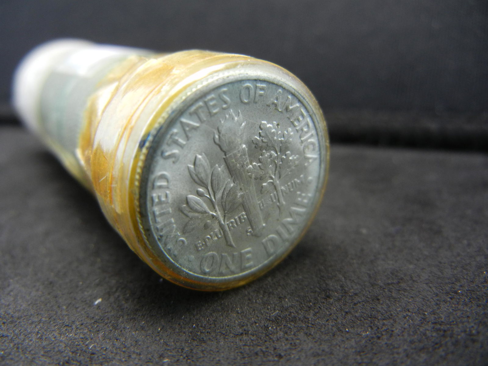 Gem BU Roll 1955 S Roosevelt Dimes Nice (1 of 2)