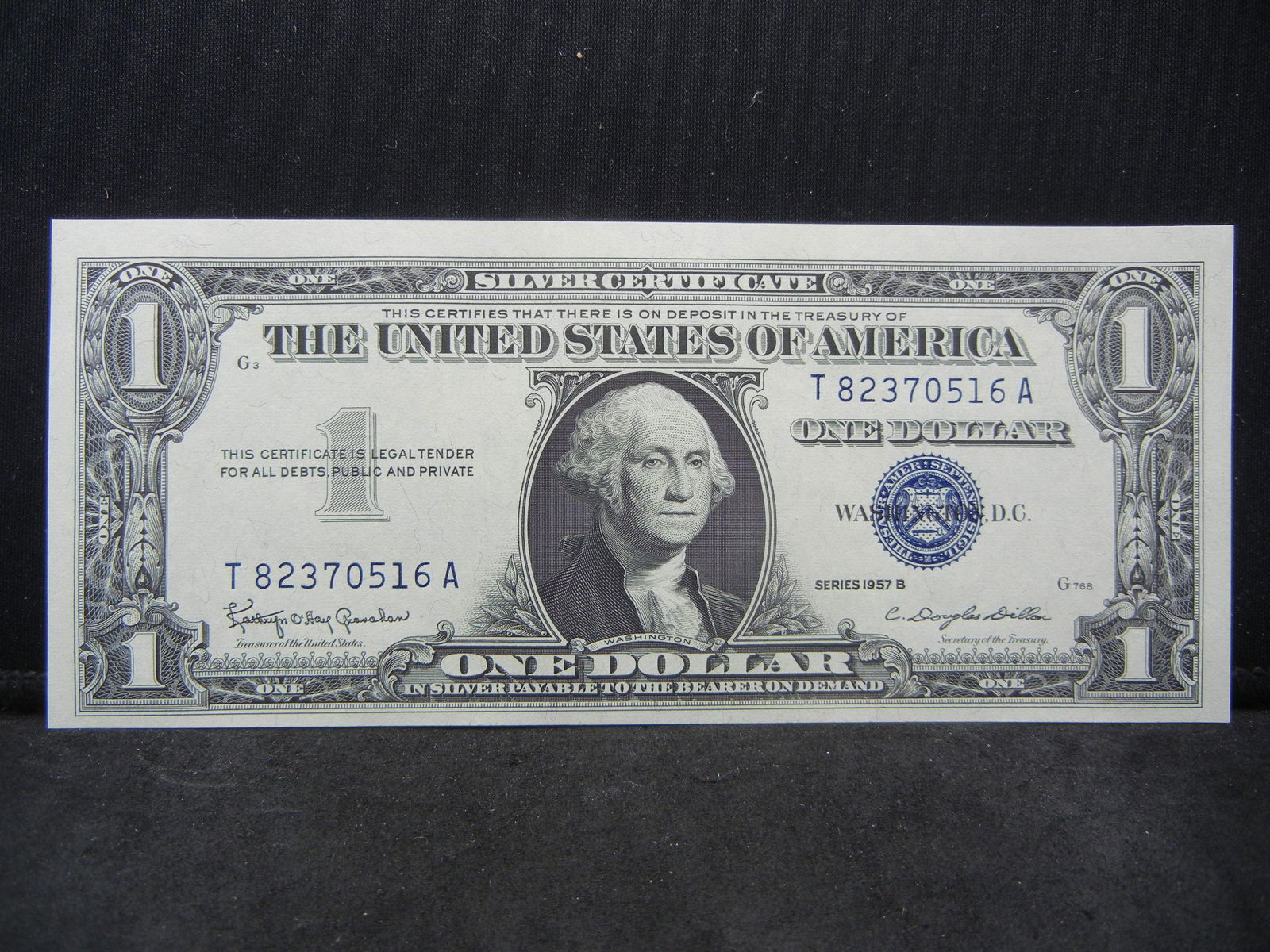 Crisp Uncirculated 1957B Silver Certificate High Grade (1 of 3)