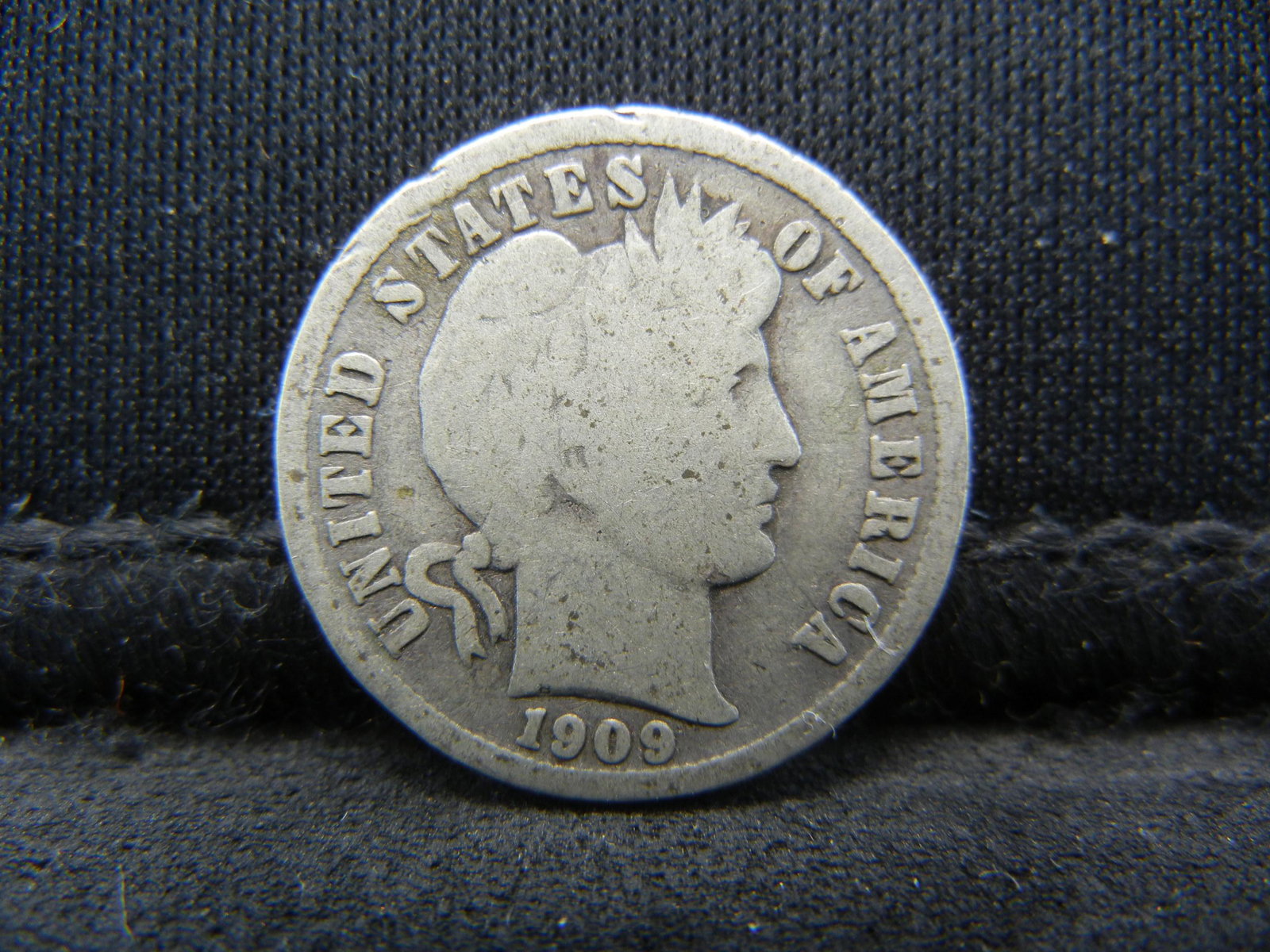 1909 D Barber Dime Scarce Date (1 of 2)