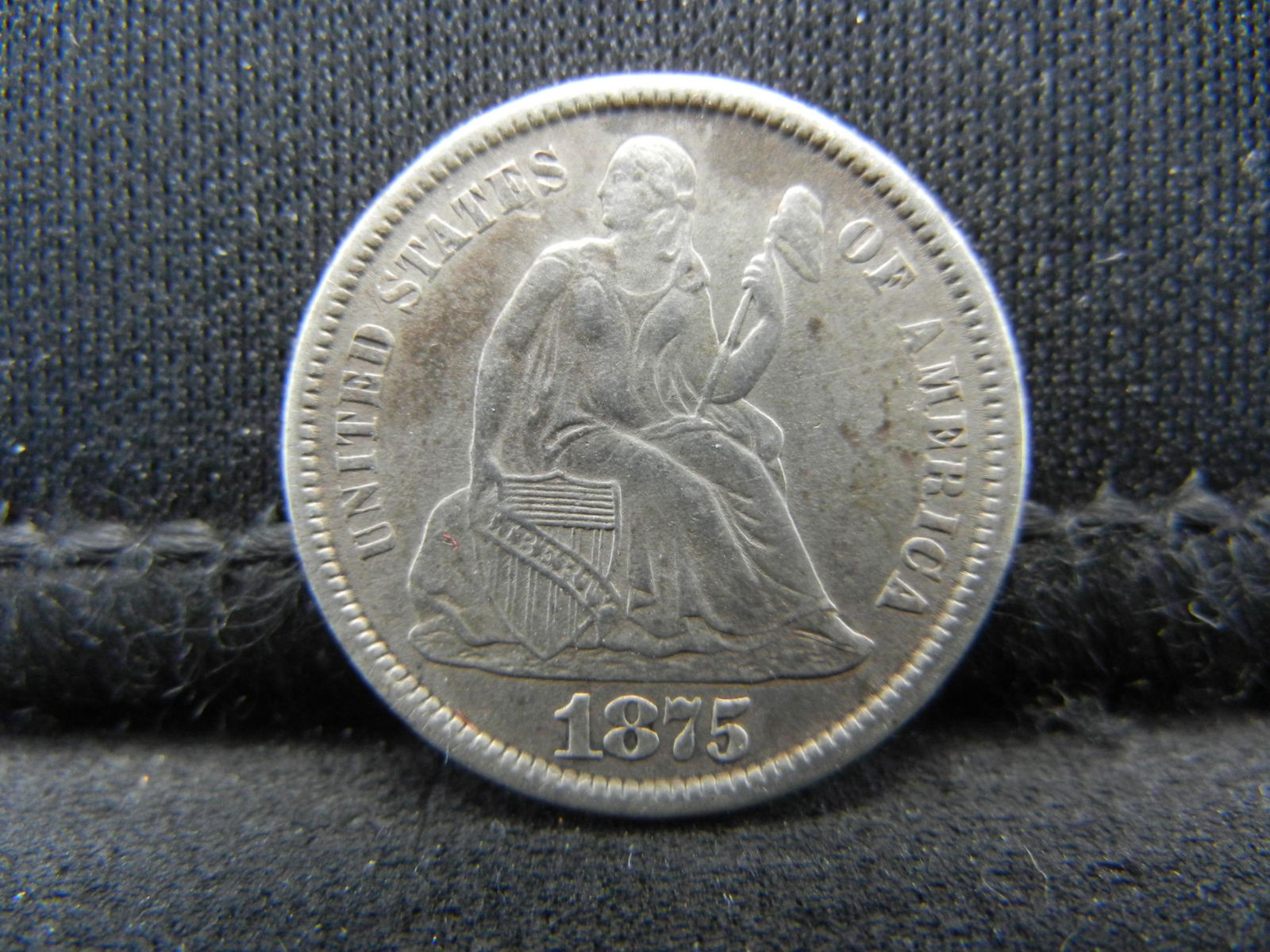 1875 CC Seated Dime Strong Details (1 of 2)