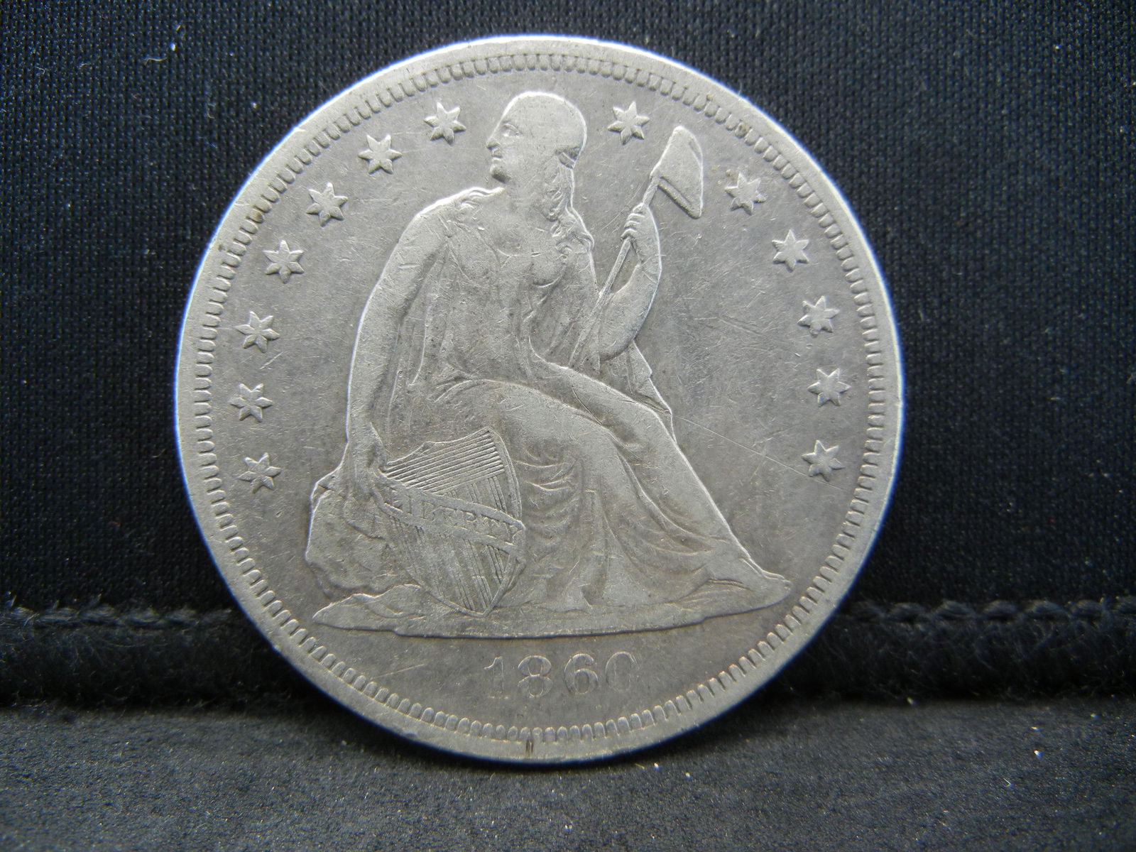 1860 O Seated Dollar VF (1 of 2)