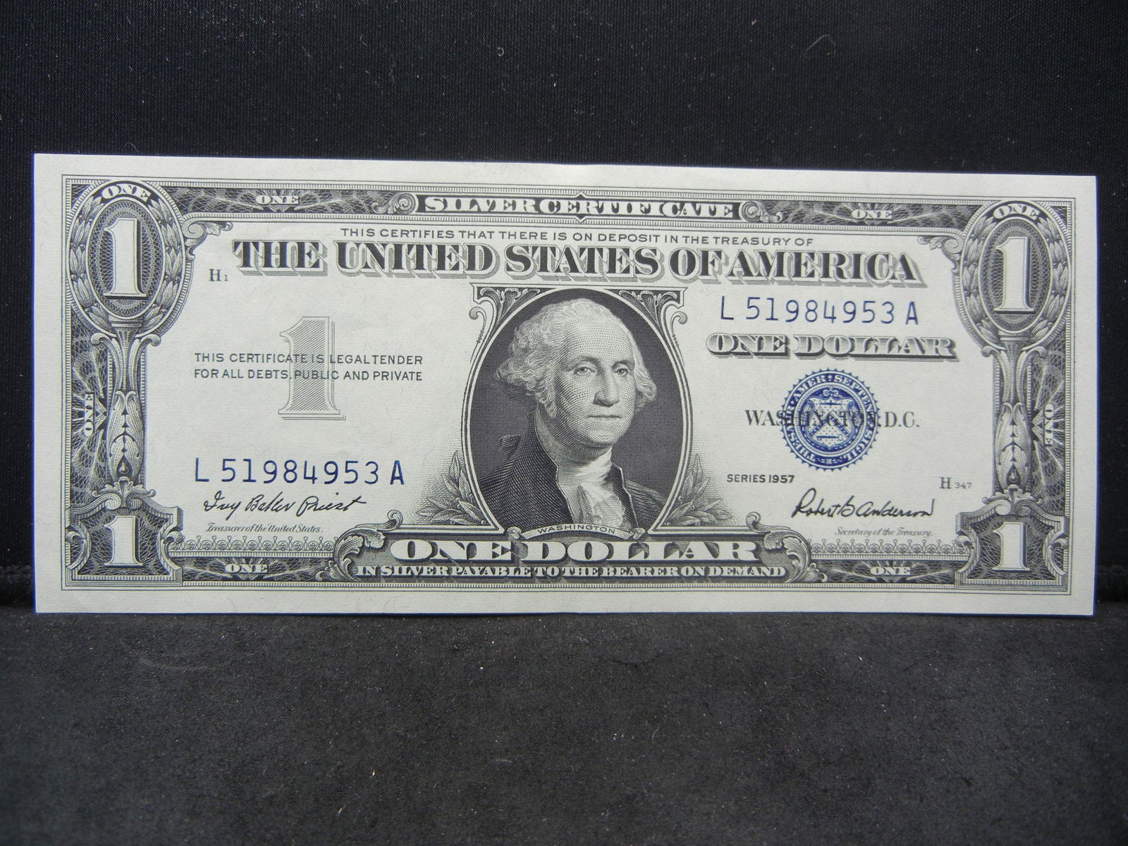 1957 $1.00 Silver Certificate Gem Note Nice (1 of 3)