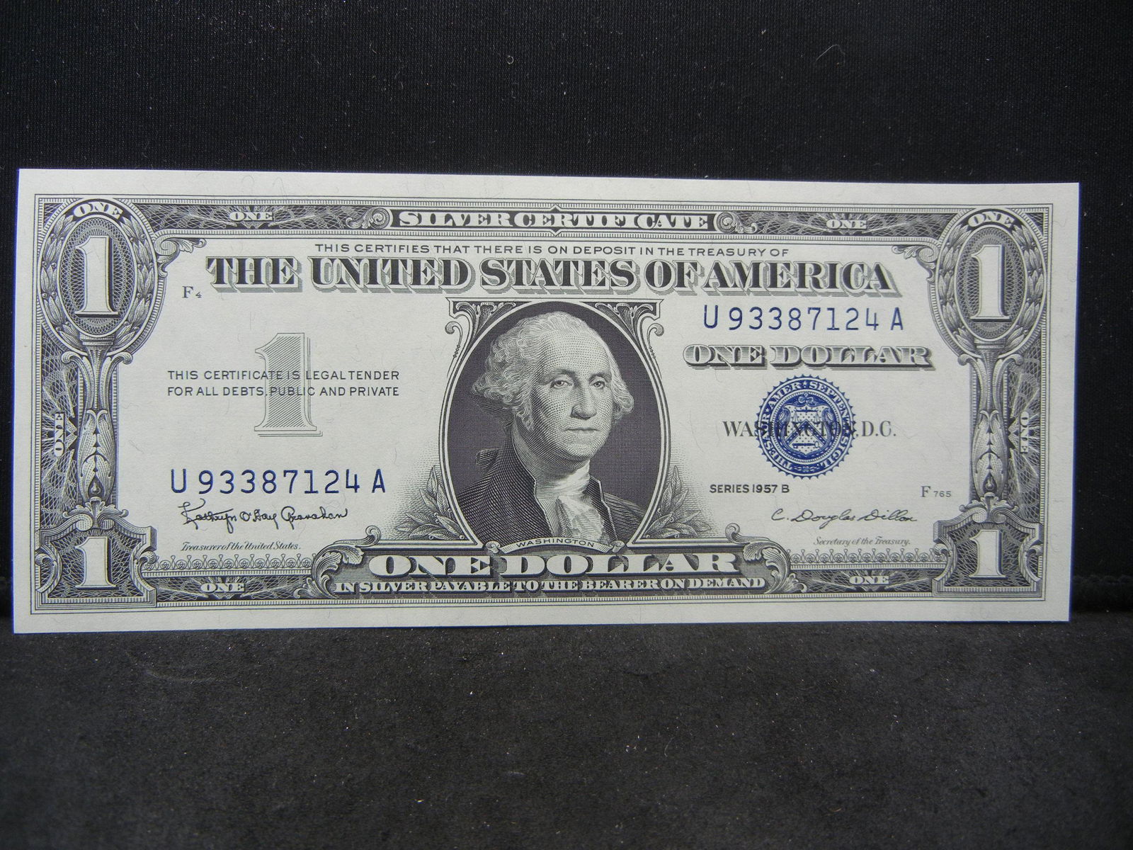 1957 B $1.00 Silver Certificate Gem Note Nice (1 of 3)