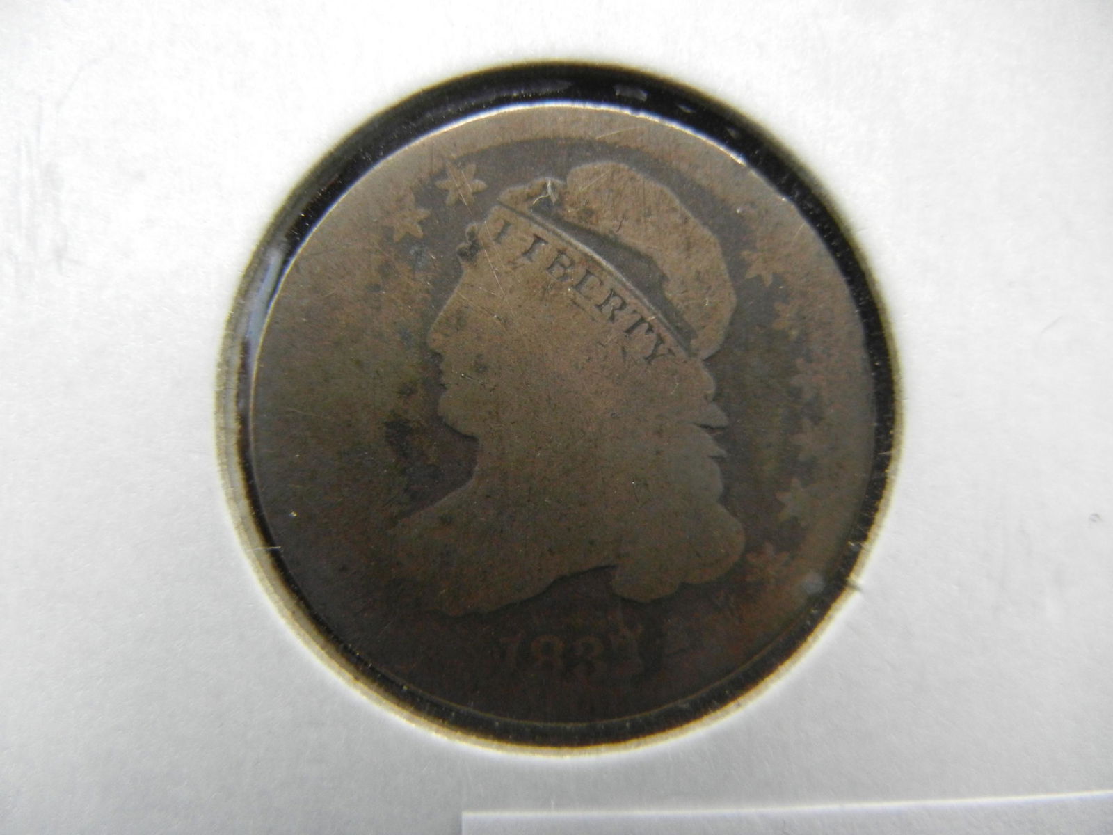 1837 Capped Bust Dime (1 of 3)