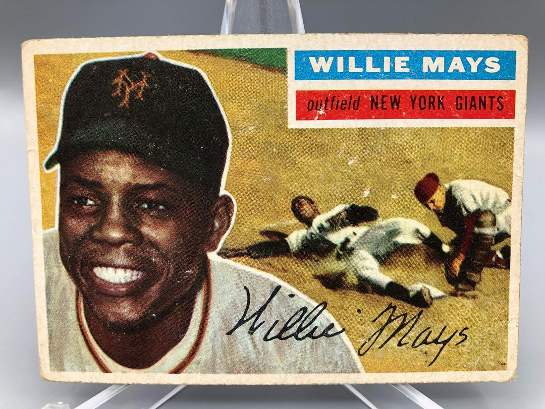 1956 Topps Willie Mays #130: 1956 Topps Willie Mays #130