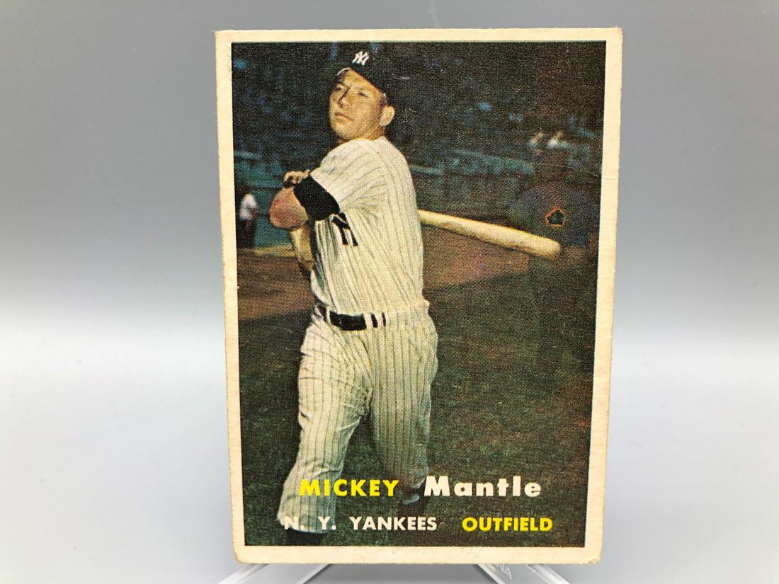 1957 Topps Mickey Mantle #95 (1 of 3)