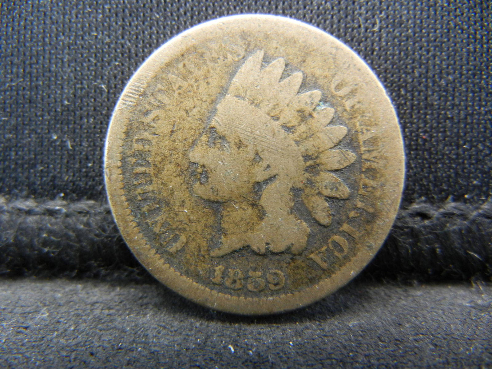 1859 CN Indian Head Cent. (1 of 2)