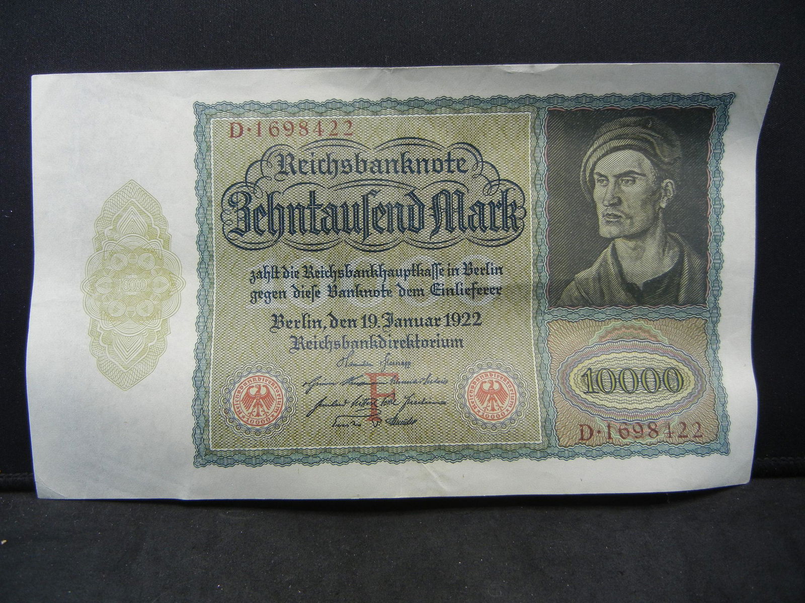 1922 Germany Weimarer Republik 10,000 Mark (1 of 3)