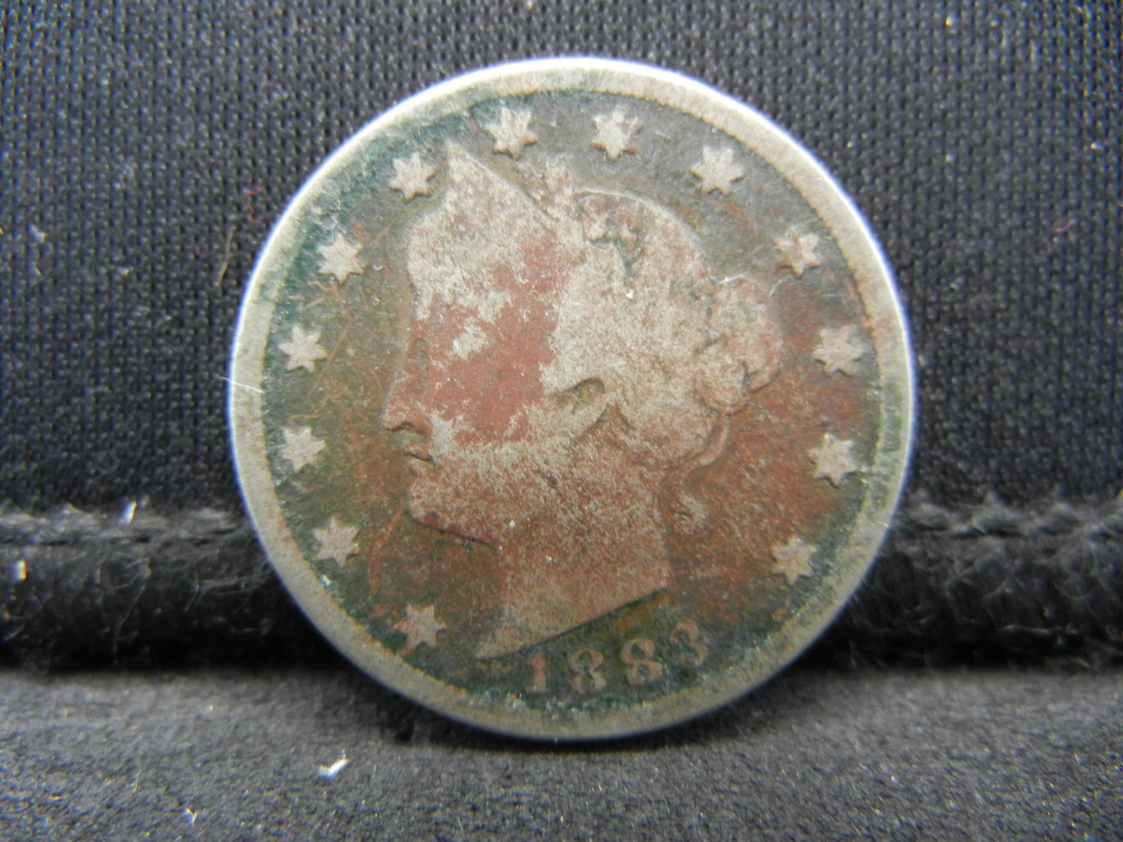 1883 V-Nickel With "CENTS". (1 of 2)