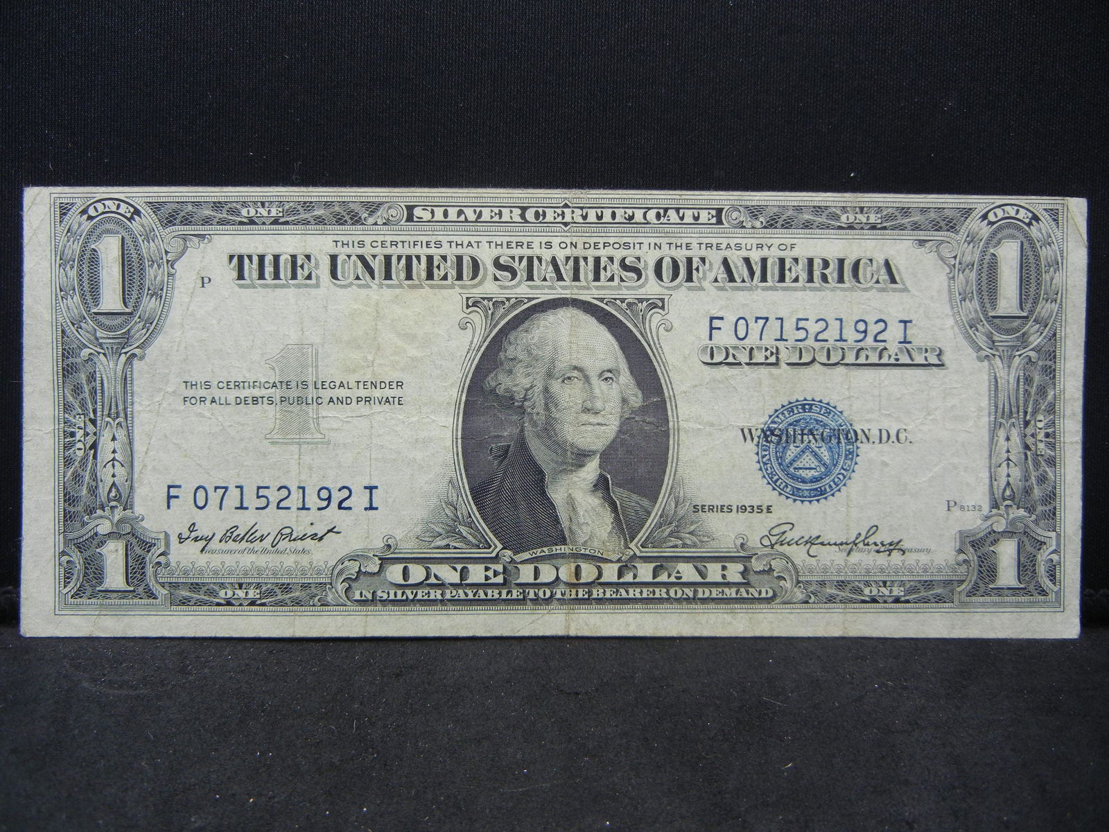 1935 E One Dollar Silver Certificate (1 of 3)