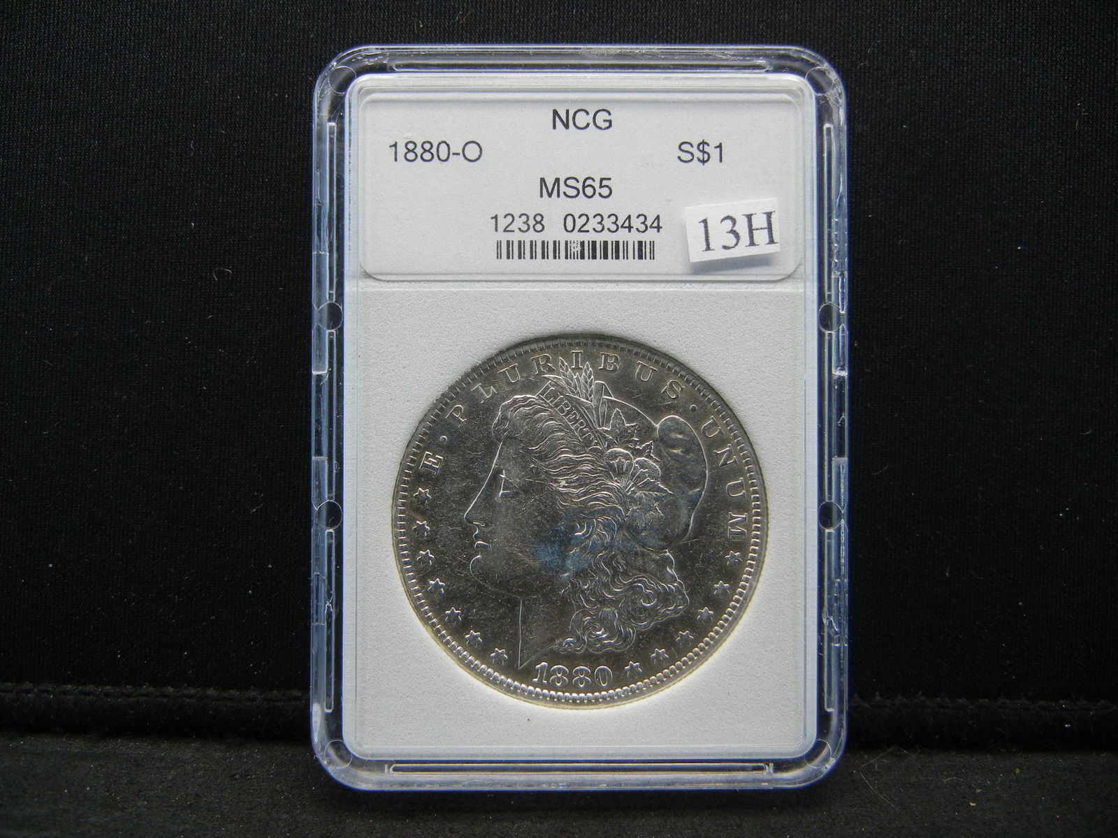 1880 O Morgan Silver Dollar NCG MS65 (1 of 4)