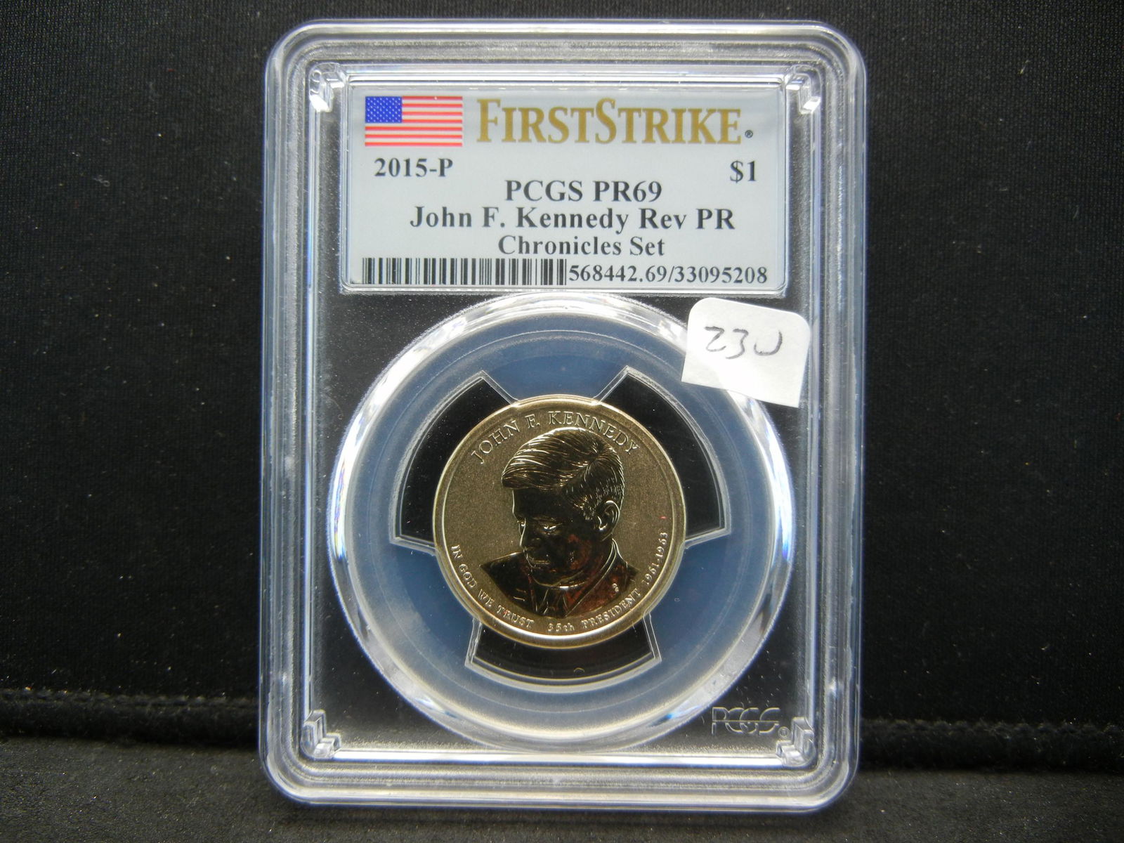 2015-P John F. Kennedy Reverse Proof Dollar PCGS 69 (1 of 4)