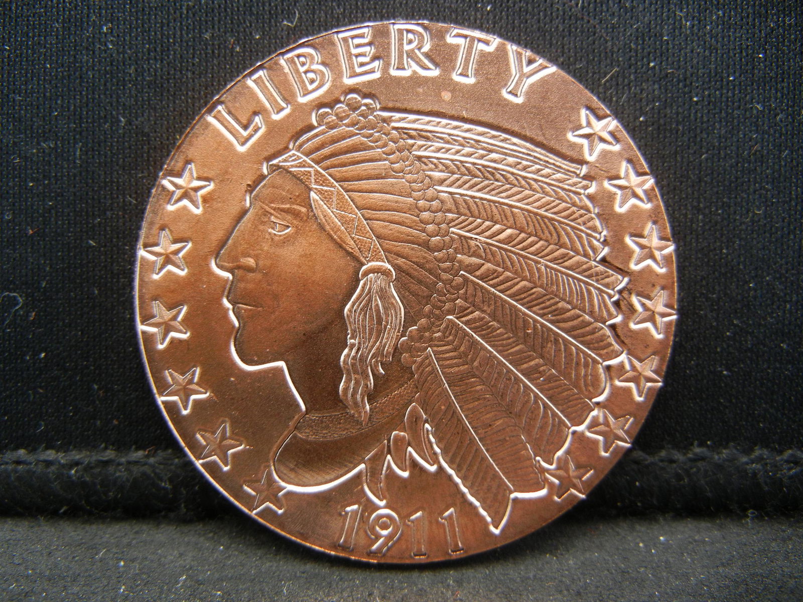 1911 .999 Copper Round Indian Head (1 of 2)
