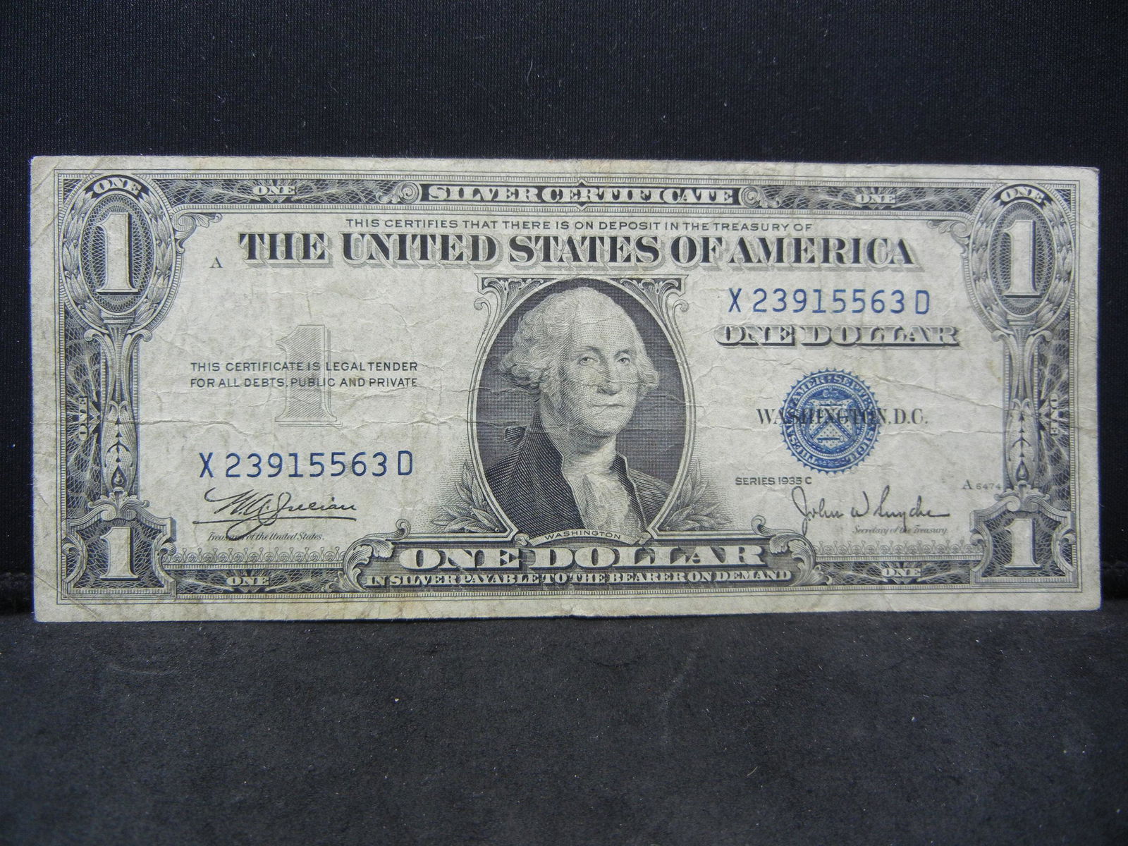 1935 C $1.00 Silver Certificate (1 of 3)