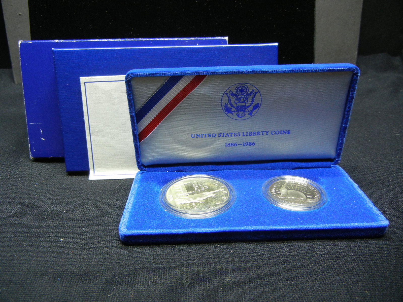1986 United States Statue of Liberty 2 Coin Proof Set (1 of 5)