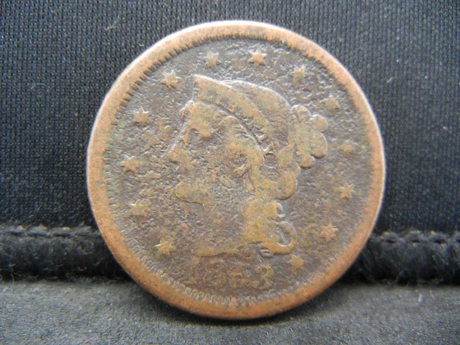 1853 United States Large Cent - Braided Hair (1 of 2)