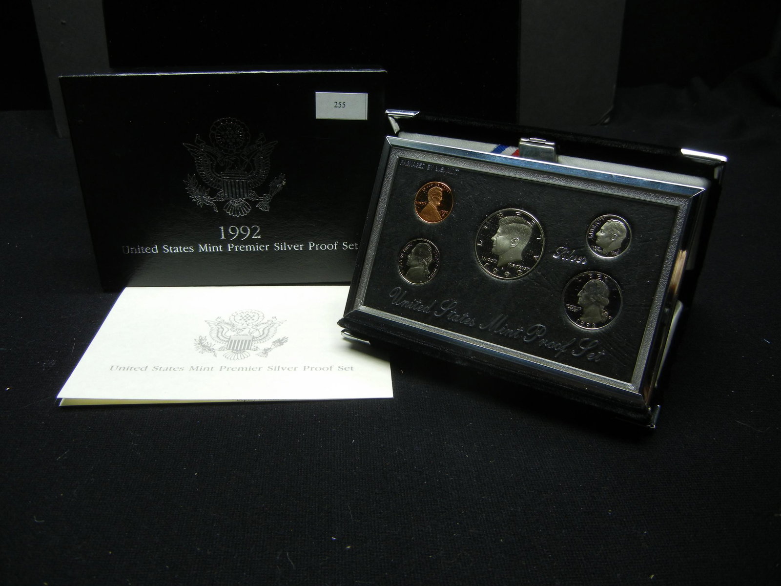 1992 United States Mint Premier 5 Coin Silver Proof Set: 1992 United States Mint Premier 5 Coin Silver Proof Set w/ Original Packaging