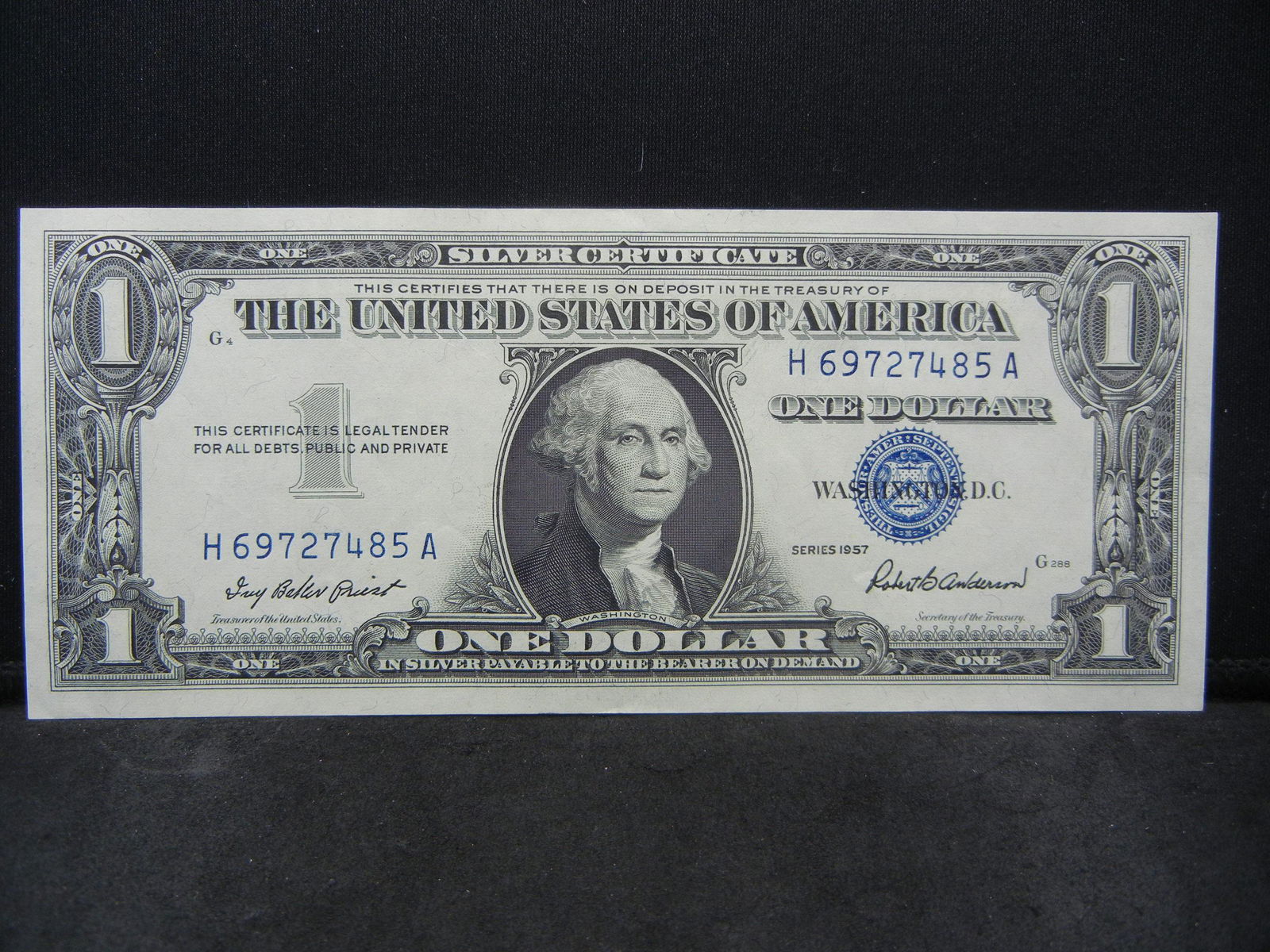 1957 $1.00 Silver Certificate Gem Uncirculated High (1 of 3)