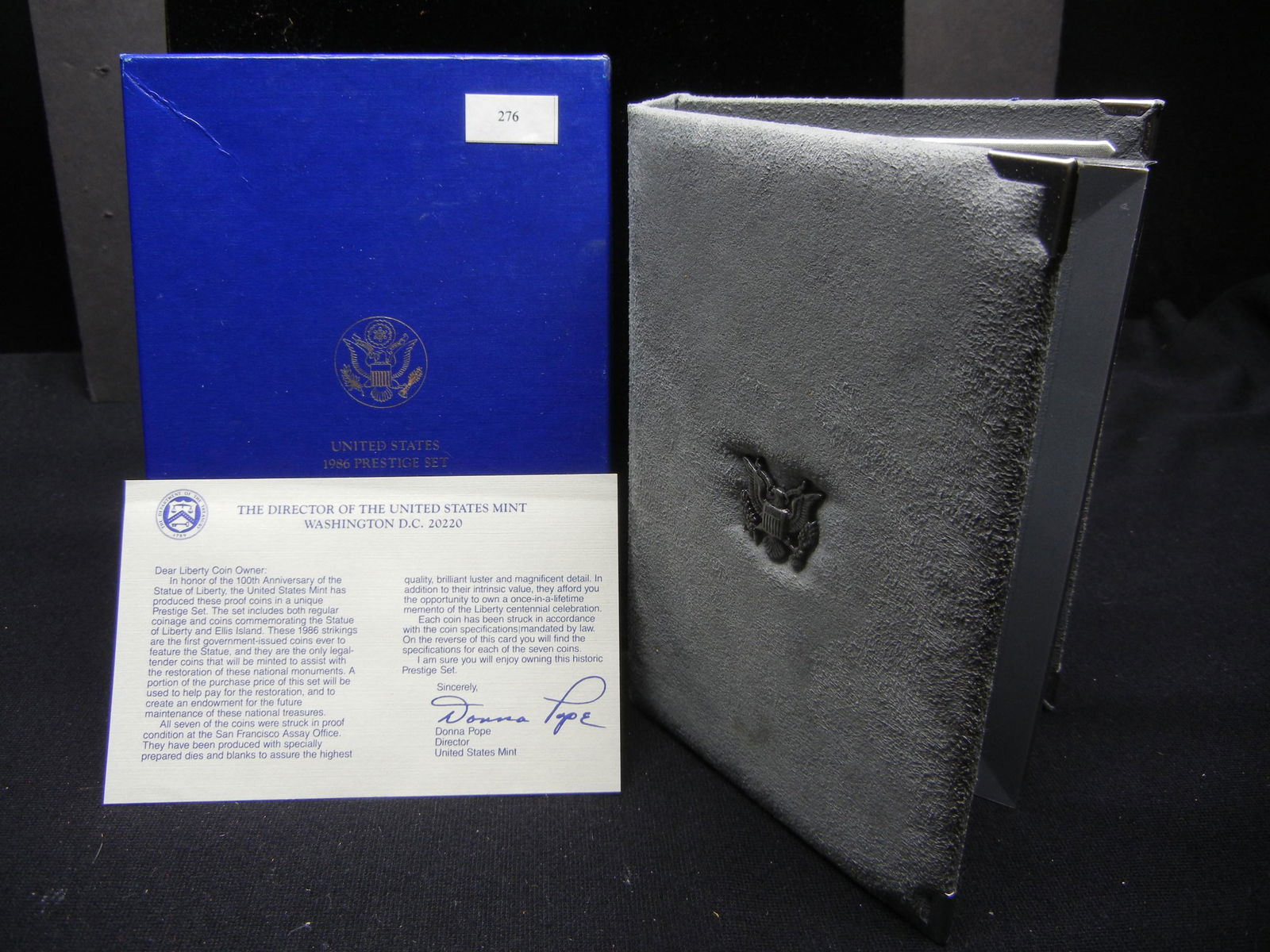 1986 United States Statue of Liberty 7 Coin Prestige: 1986 United States Statue of Liberty 7 Coin Prestige Proof Set w/ Original Packaging