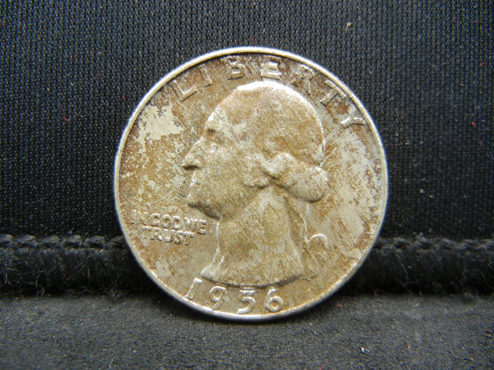 1956-D United States Washington Silver Quarter (1 of 2)
