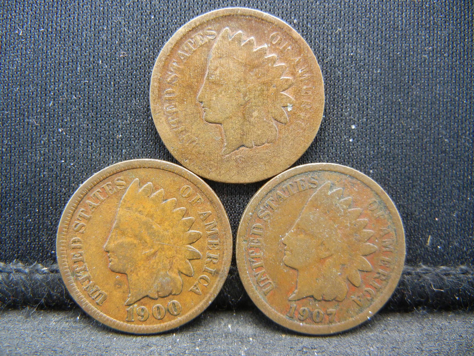 1895, 1900, 1907 Indian Head Cents (1 of 2)