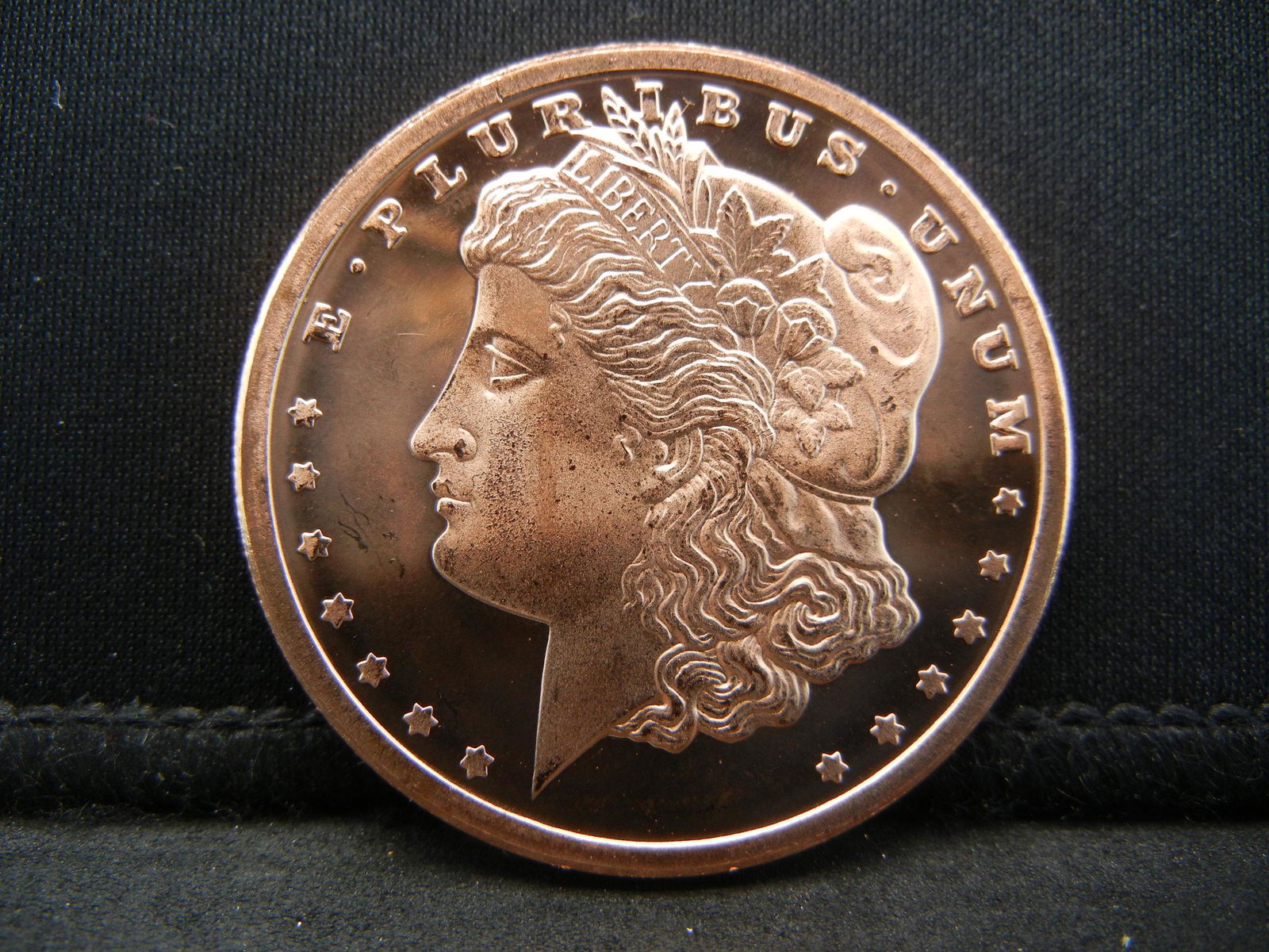 1 Ounce .999 Fine Copper Morgan Round (1 of 2)