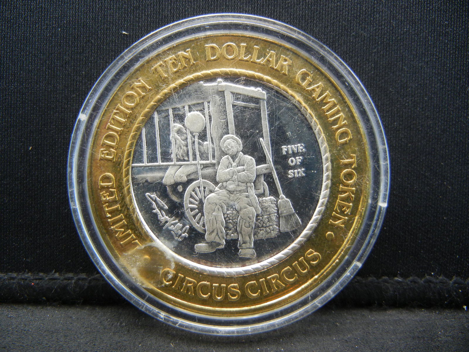 Circus Circus Silver Limited Edition Ten Dollar Casino (1 of 2)