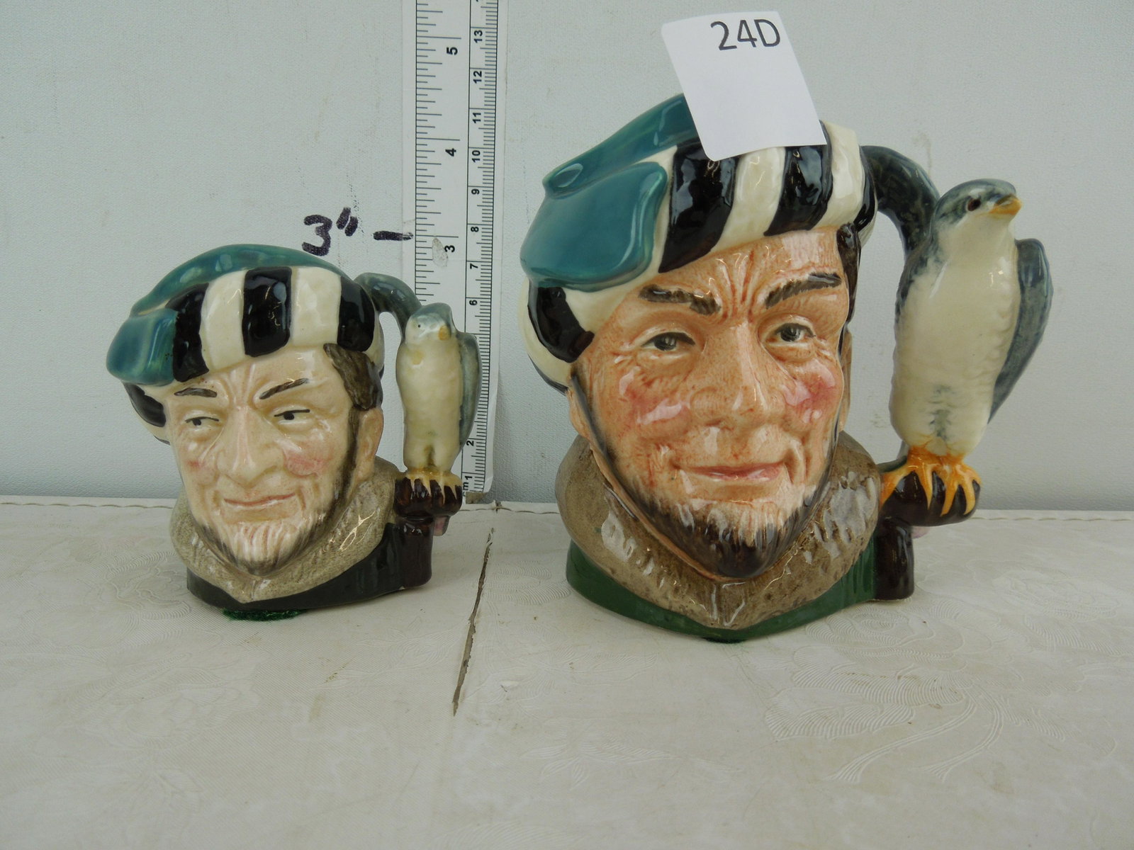 Royal Doulton The Falconer Toby Mug 4 inch and 2.75: Royal Doulton The Falconer Toby Mug 4 inch and 2.75 inch