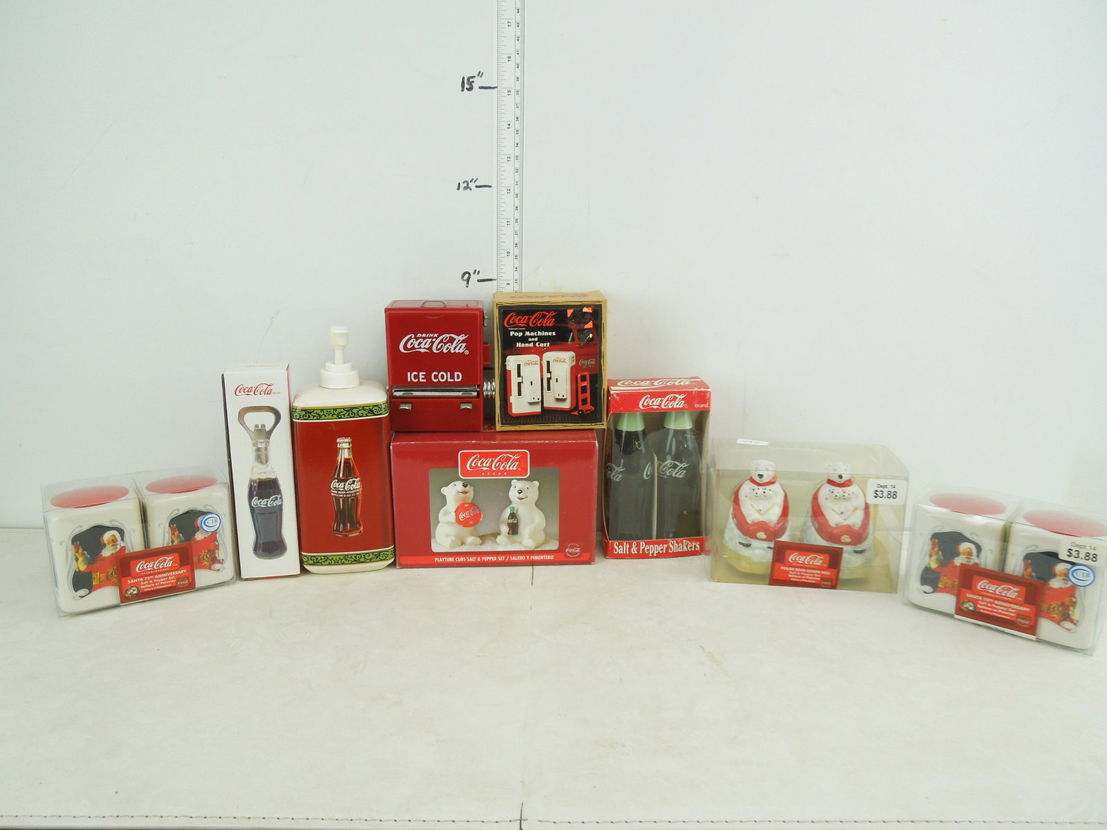 Coca Cola Kitchen Glasses, Toothpick Dispenser, Soap: Coca Cola Kitchen Glasses, Toothpick Dispenser, Soap Dispenser and Others