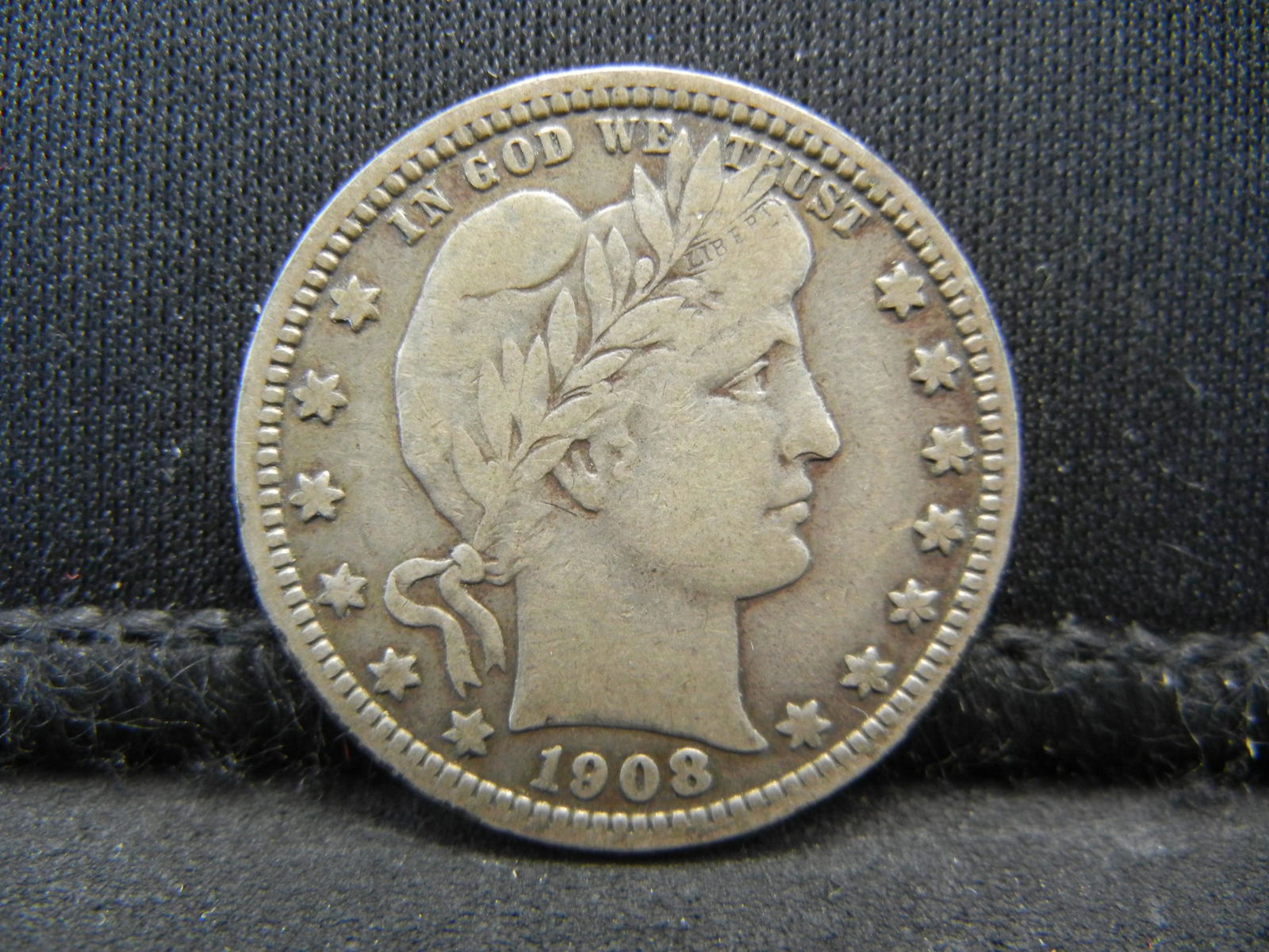 1899 Barber Quarter, Fine + Condition With Full (1 of 2)