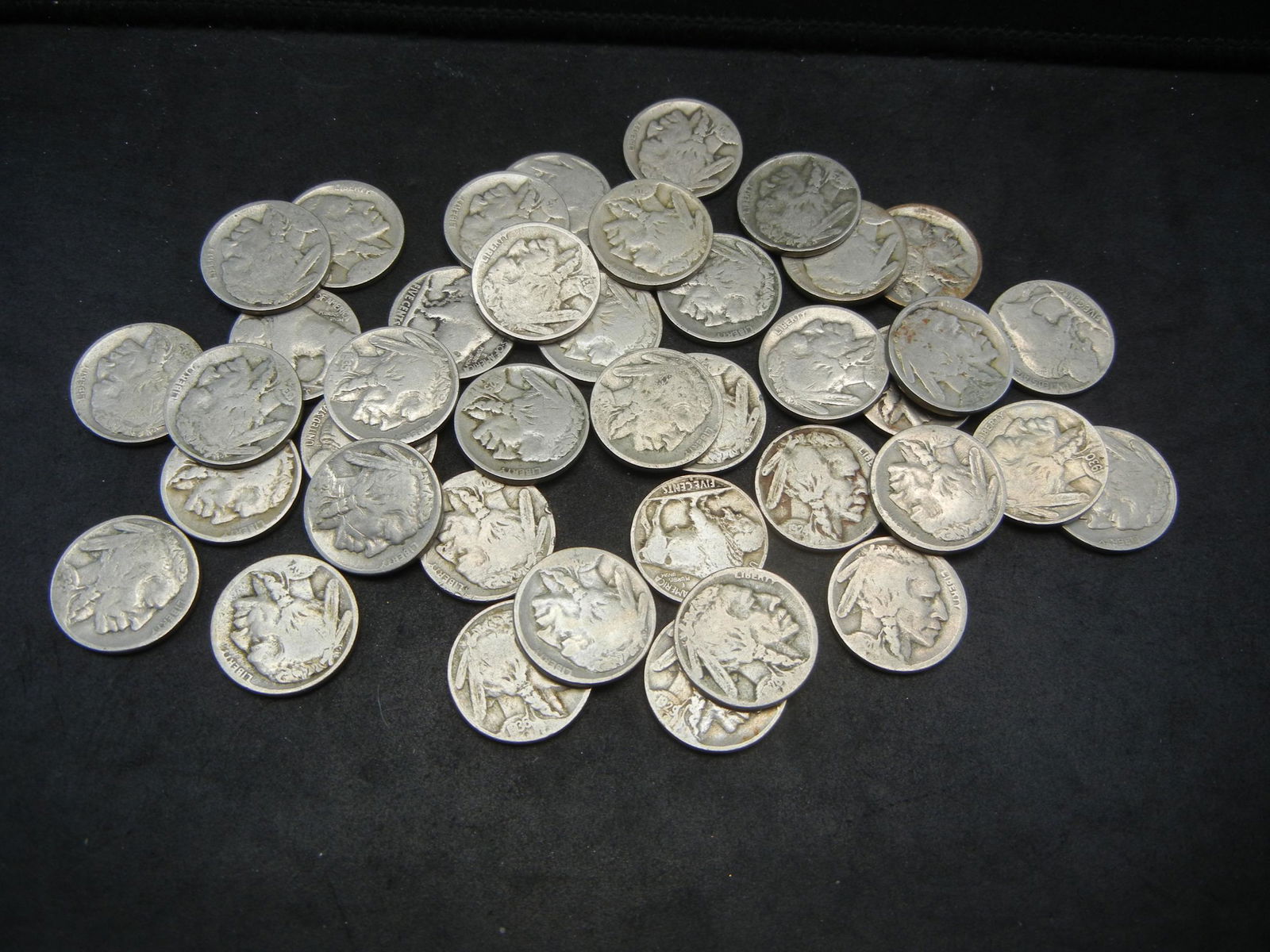 Roll of 40 Partial Date Buffalo Nickels. (1 of 3)