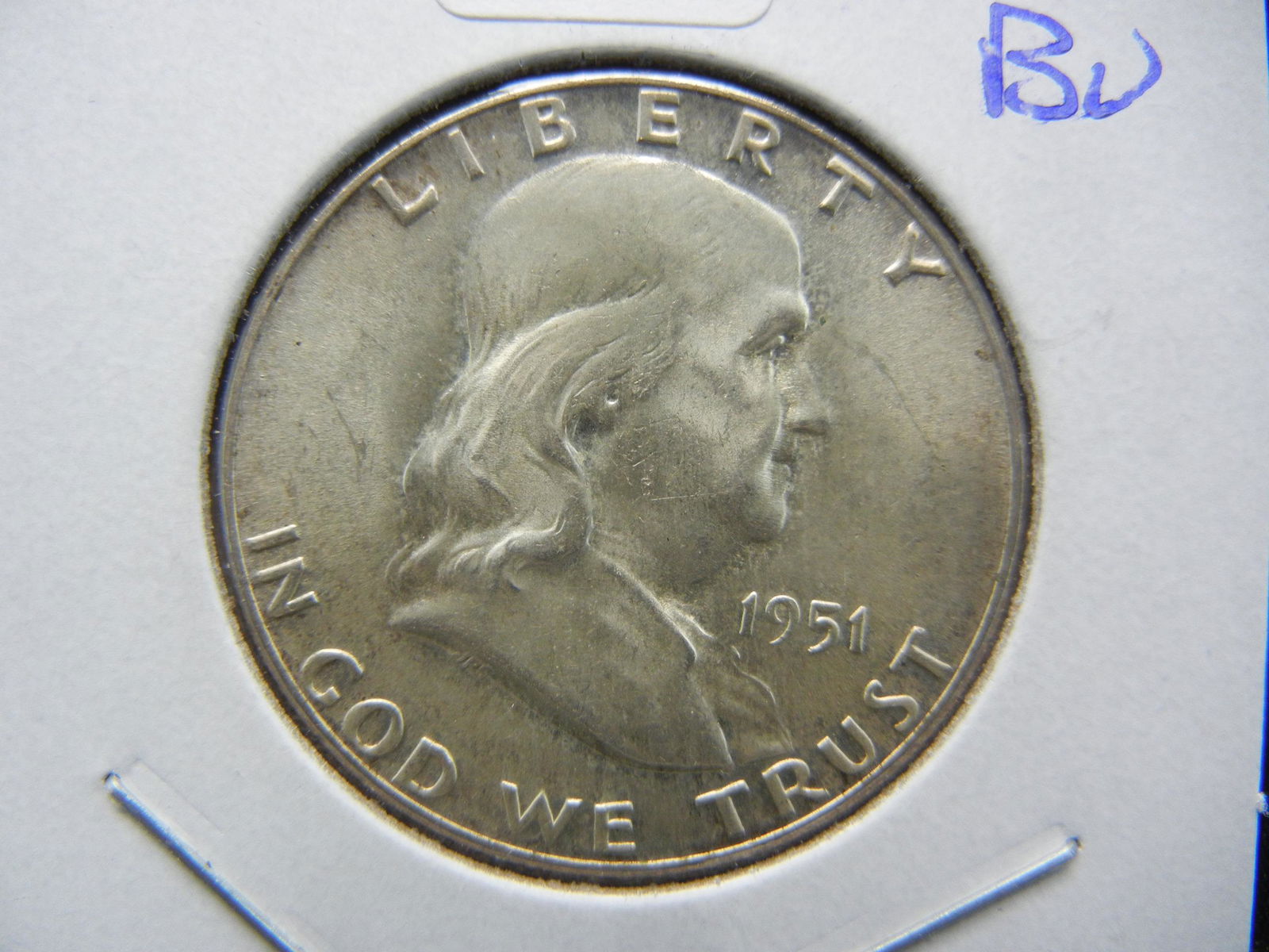 1951 Franklin Half.  Choice Brilliant Uncirculated. (1 of 3)